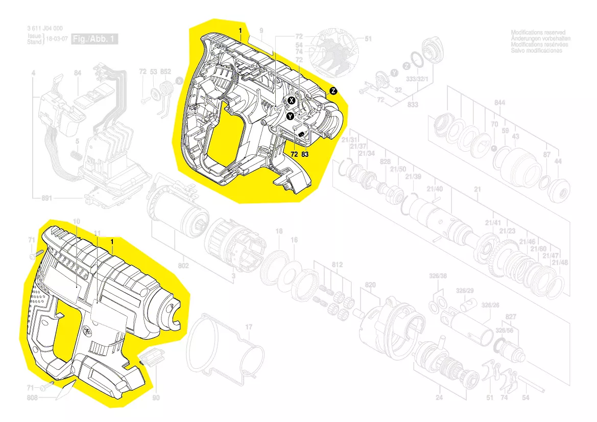 Coquille réf. 1 615 104 066 Bosch